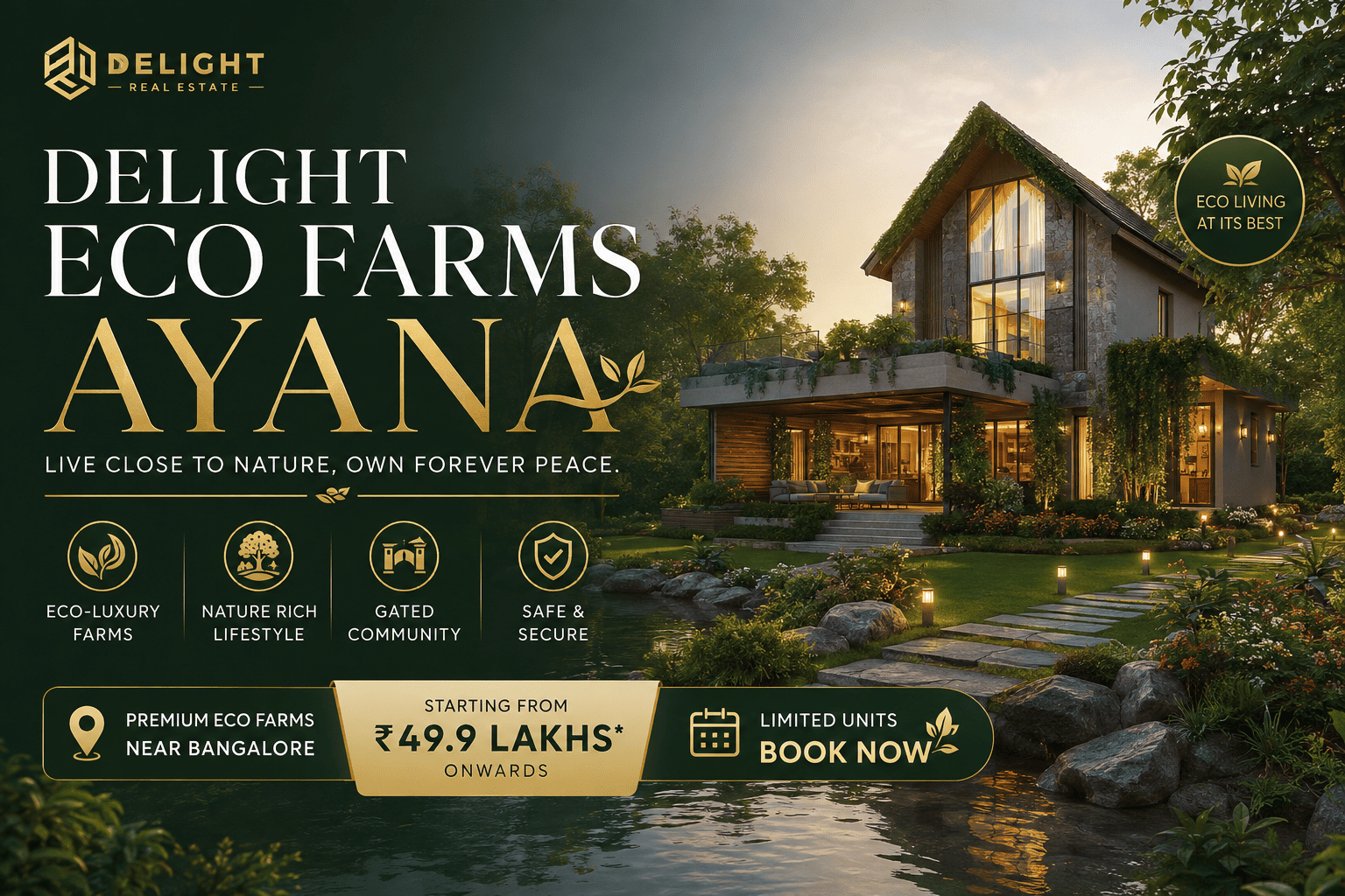 Delight Eco Farms Ayana - Luxury Apartments Sakleshpur