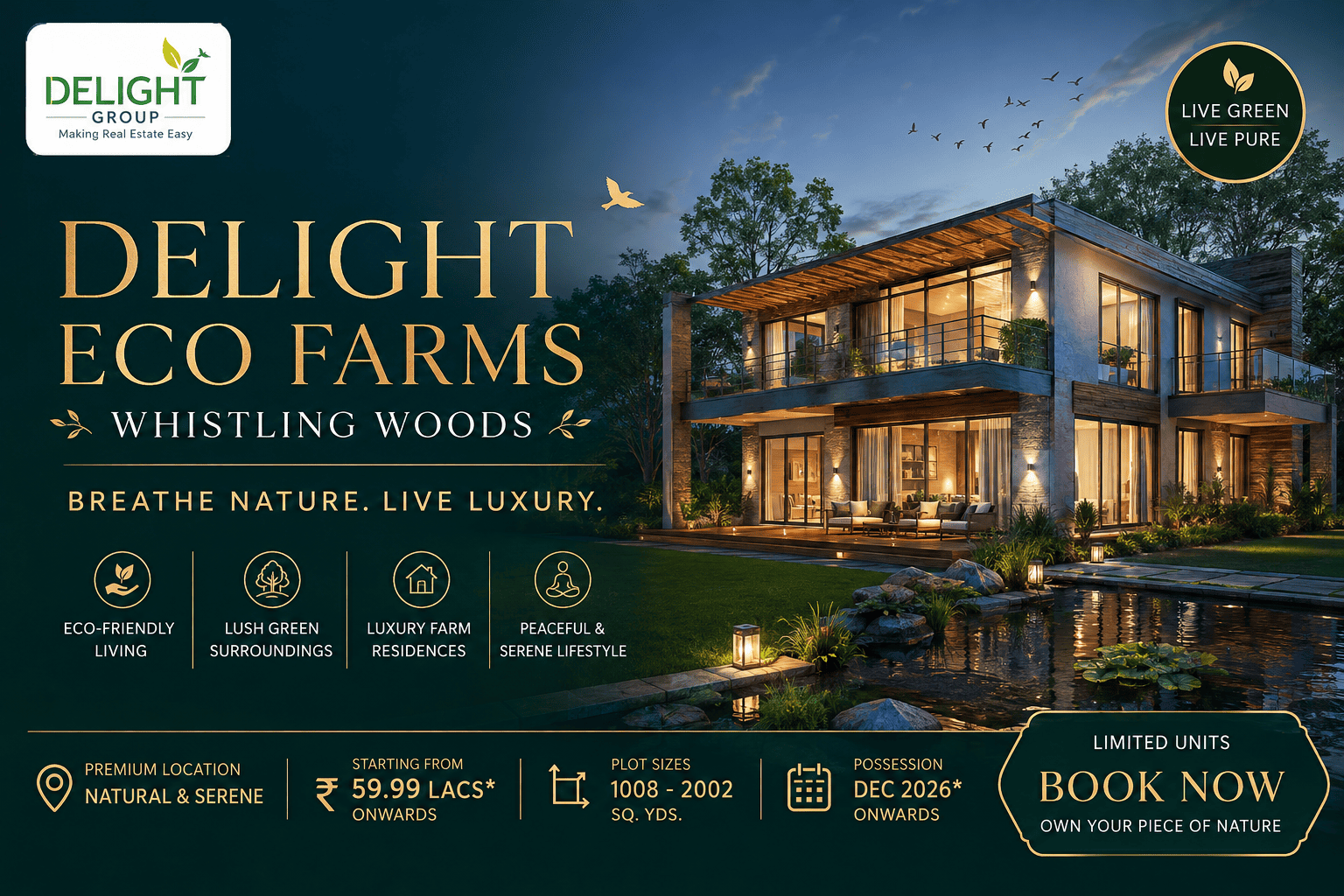 Delight Eco Farms Whistling Woods - Premium Apartments Sakleshpur